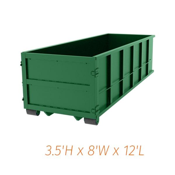 the weight capacity of a 10-yard dumpster typically ranges from 1 to 3 tons